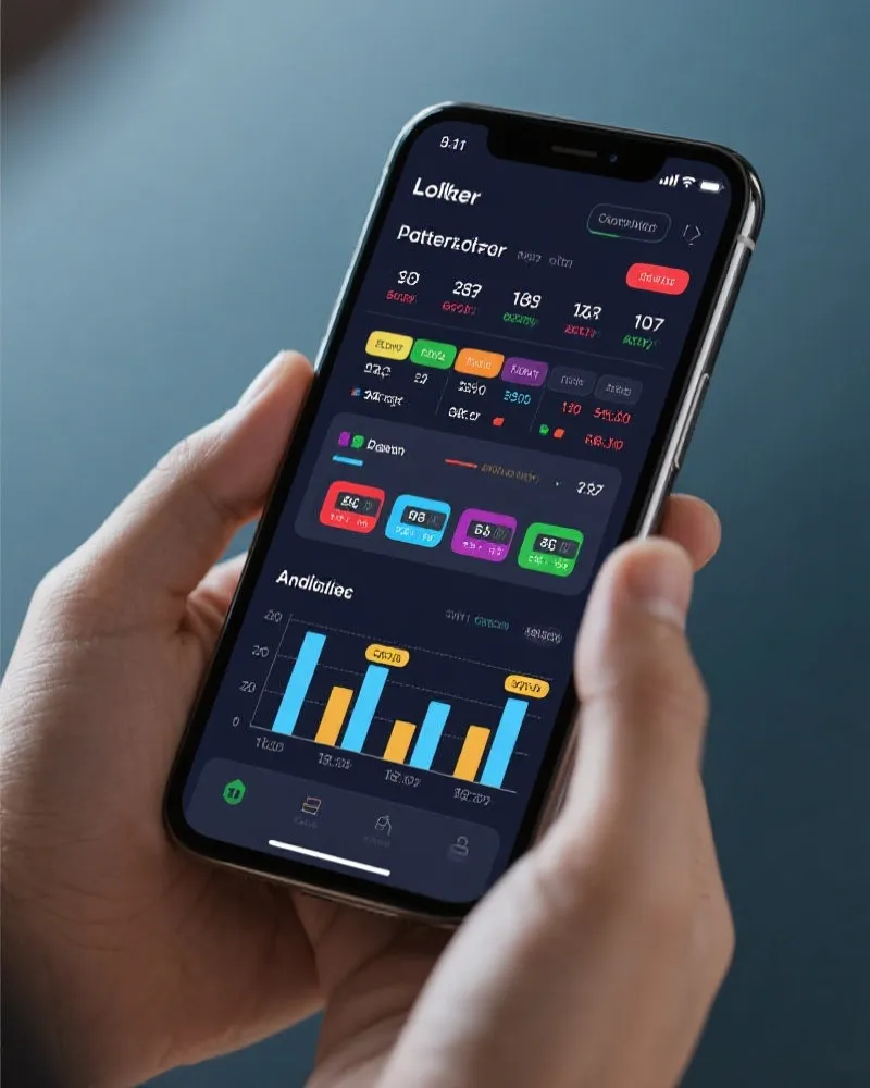 彩票计划 App 界面展示